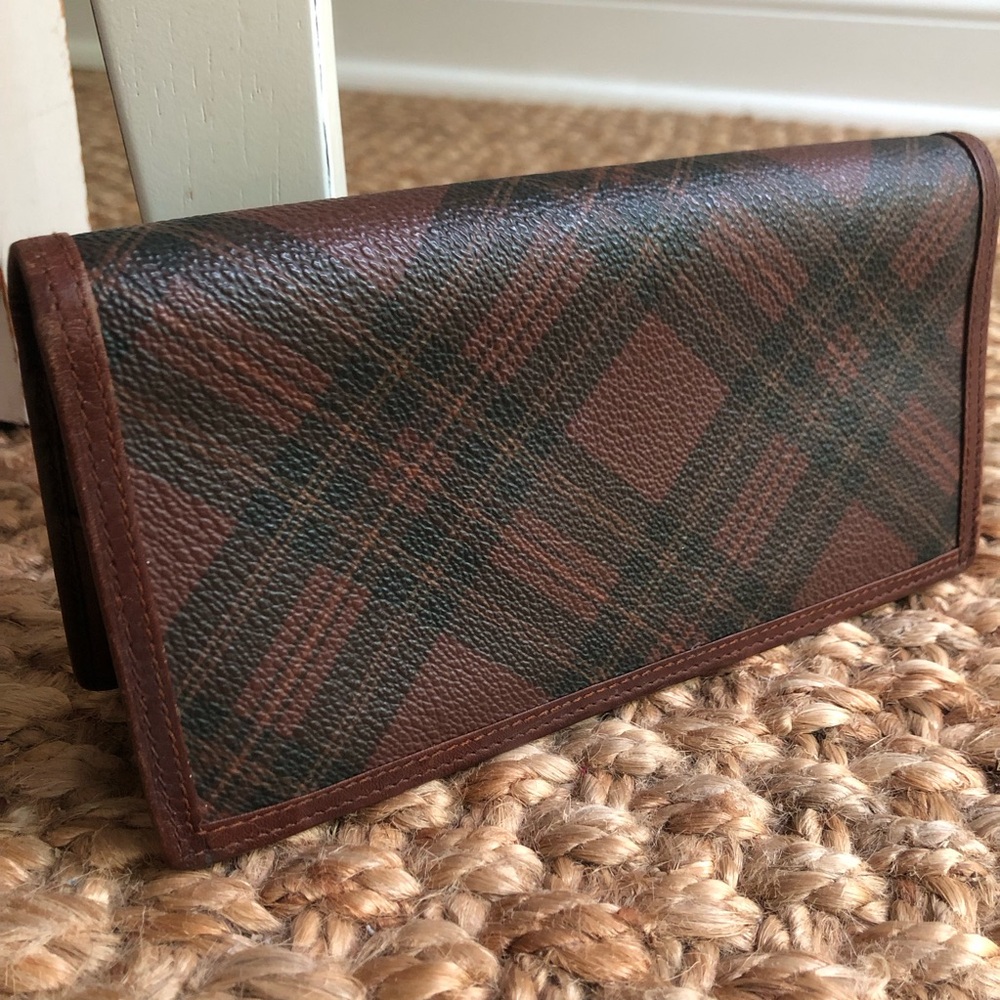 Polo by Ralph Lauren Vintage Long Bifold Wallet with Zip Coin Section
